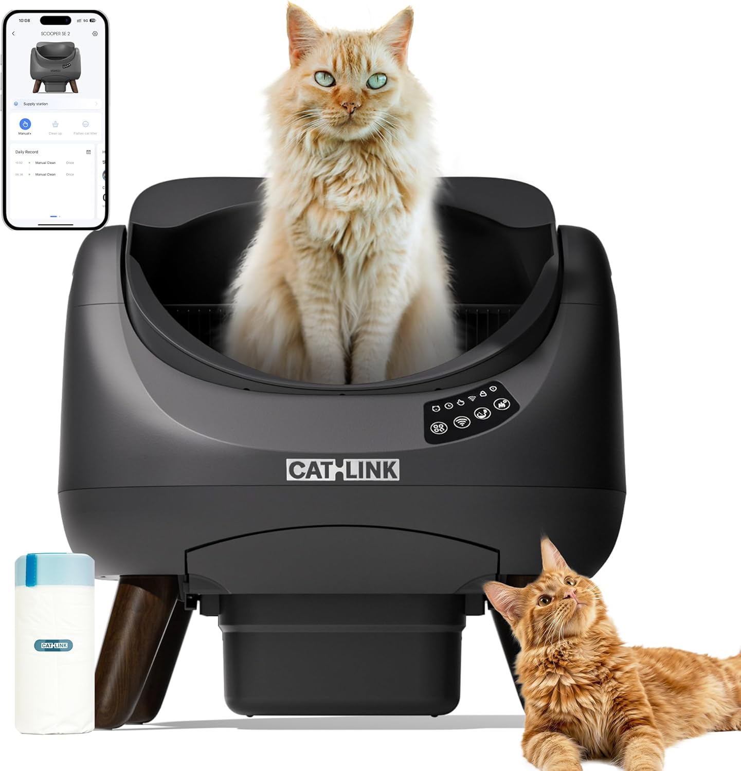 Litière automatique chat