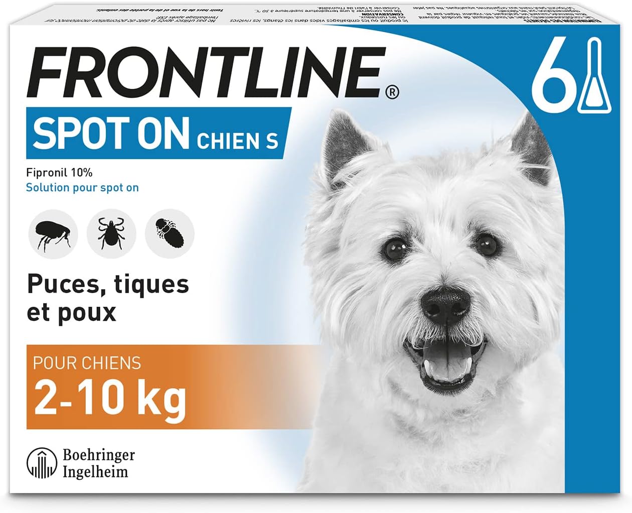 Anti-Puces Frontline Spot-On – Protection Totale contre les Parasites