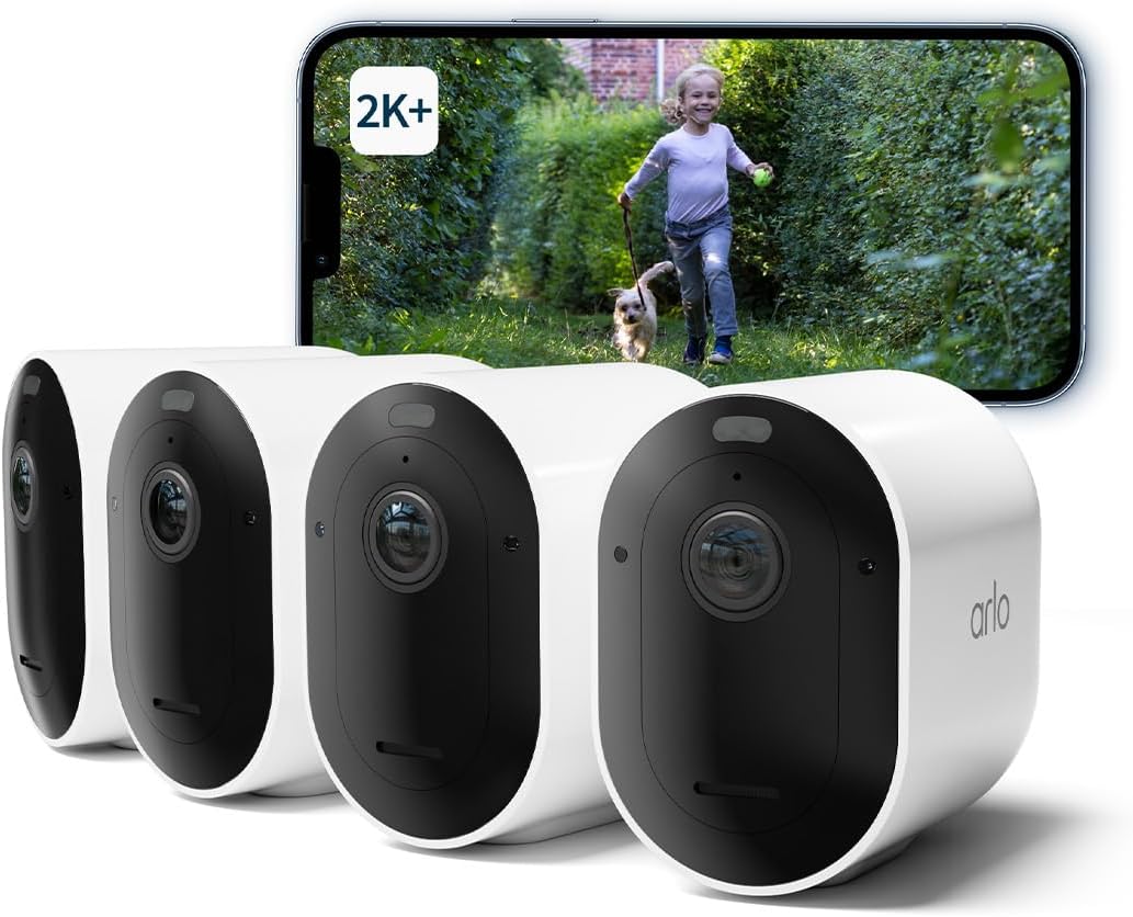 Caméra Sécurité Arlo Pro 4 – Surveillez Votre Maison 24h/24