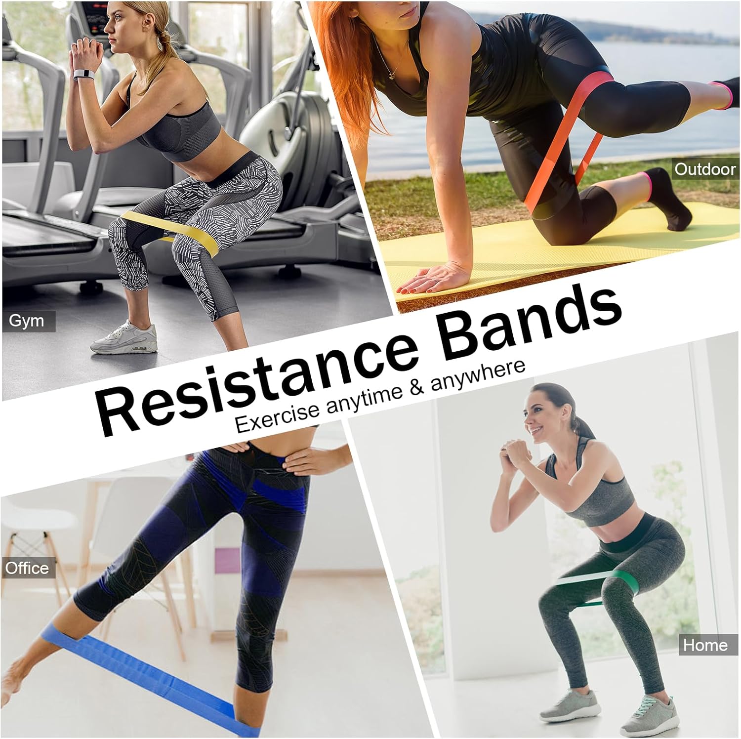 Bandes Élastiques Résistance Set 5 – Musculez-vous Partout