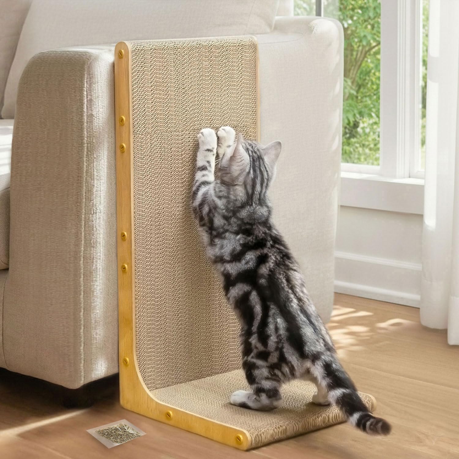Griffoir Carton Ondulé Chat Petstages – Protégez Vos Meubles