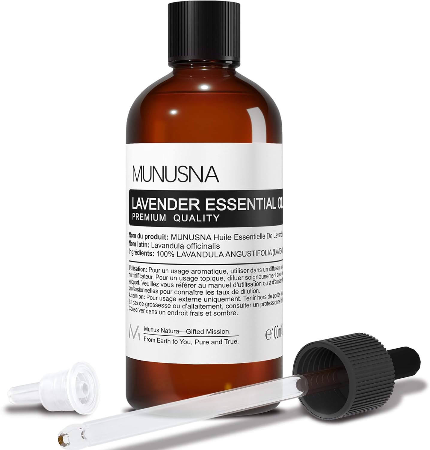 Huile Essentielle Lavande Bio 100ml – Détente et Sommeil Amélioré