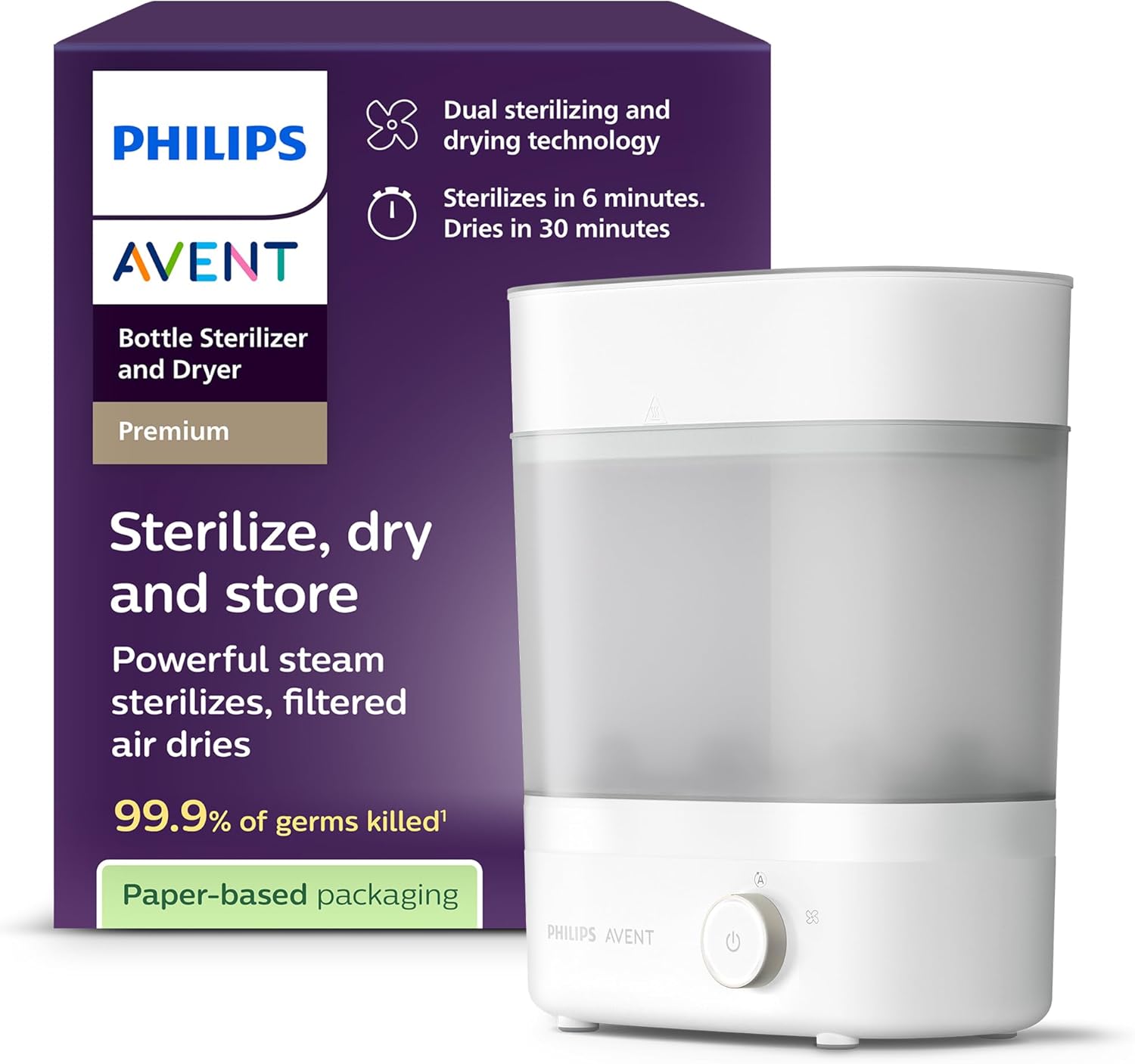 Stérilisateur Biberon Philips Avent 6-en-1 – Hygiène Parfaite