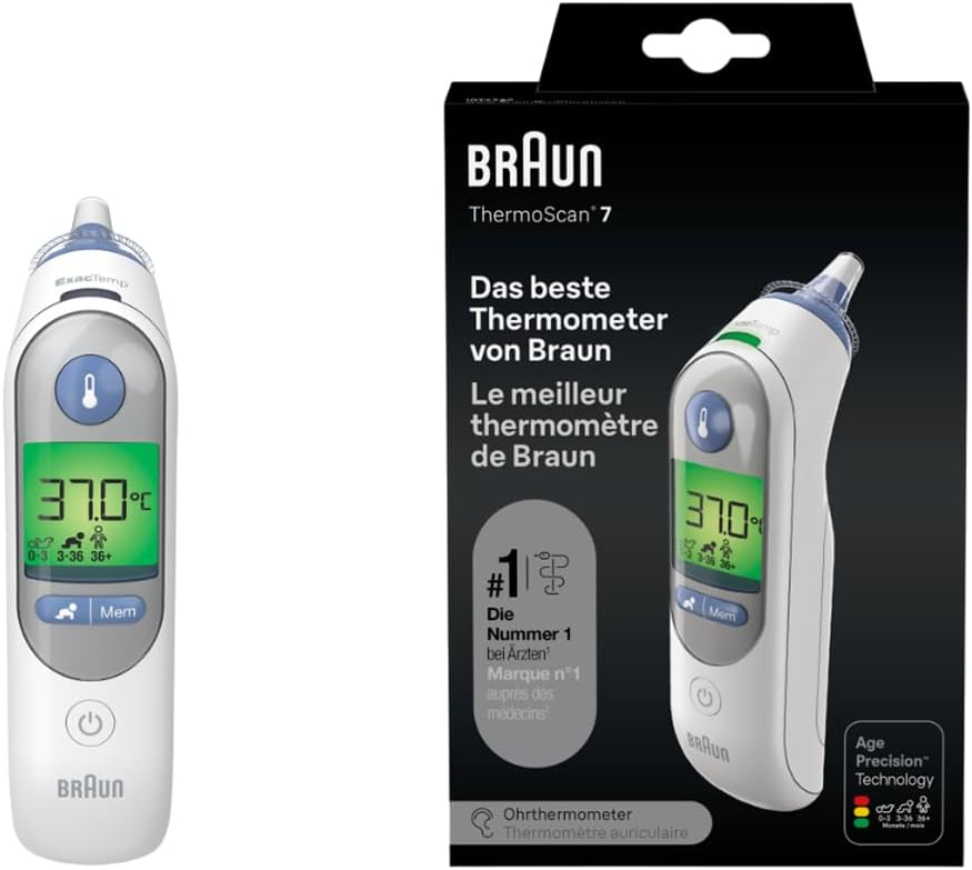 Thermomètre Frontal Braun No Touch – Température en 1 Seconde
